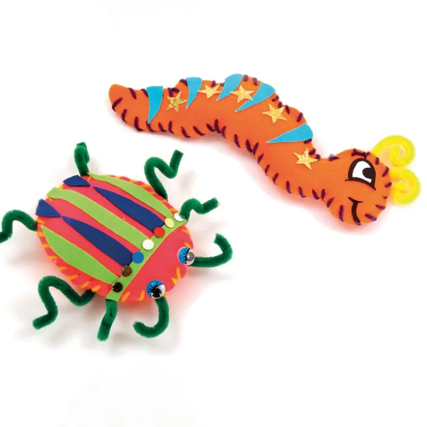 TTS Make Your Own Felt Bugs 30pk New