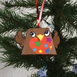 TTS Make Your Own Robin Christmas Tree Hangers 30pk Outlet