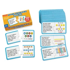 TTS Maths Word Problems - Self-Check Puzzles 30pcs Online
