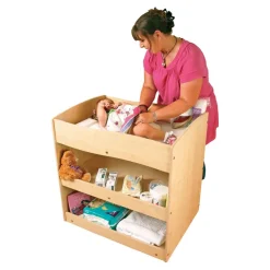 TTS Millhouse Wooden Baby Changing Unit W/ Castors W83xD61xH88cm Hot