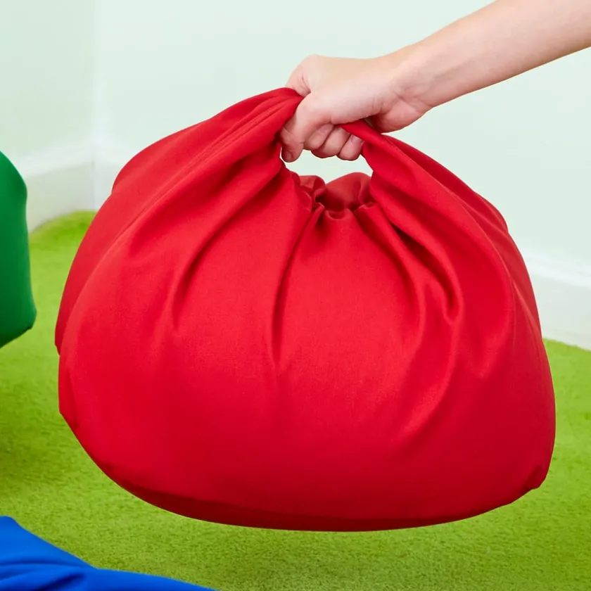 TTS Mini Beanbag Primary Colours 4pk