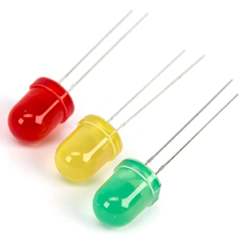 TTS 8mm Coloured LEDs 30pk New