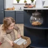 TTS Modern Living Kitchen Corner Unit Navy Clearance