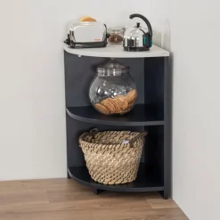 TTS Modern Living Kitchen Corner Unit Navy Clearance