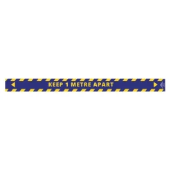 TTS 2M Social Distancing Strip Floor Stickers 5pk Best