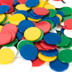 TTS Multicoloured 20mm Plastic Counters Discount