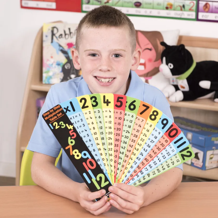 TTS Multiplication Tables Fan 10pk Outlet
