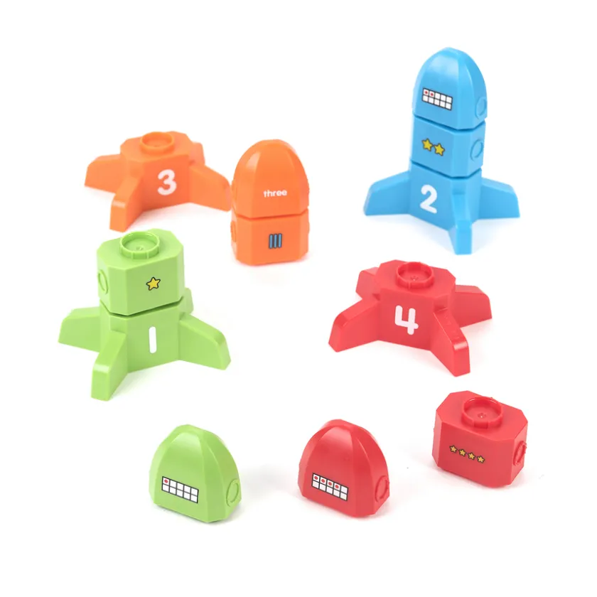 TTS Number Building Rocket Set
