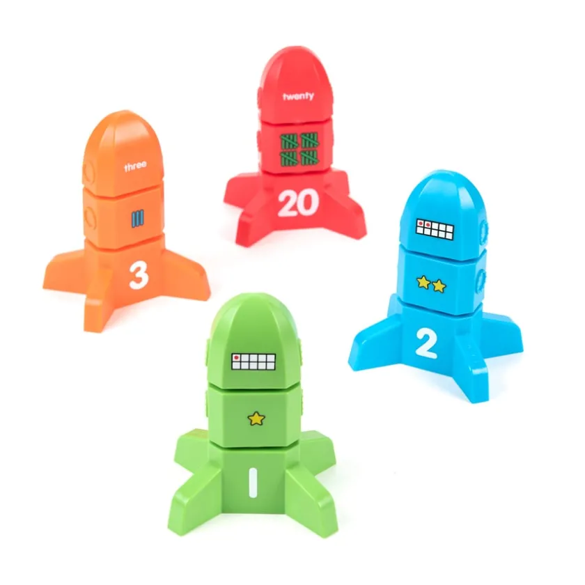TTS Number Building Rocket Set