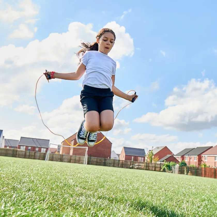 TTS Plastic Coloured Skipping Ropes 6pk Hot