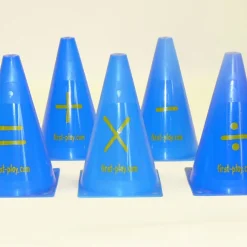 TTS Plastic Maths Operations Cones 5pcs Sale