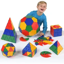 TTS Polydron Plastic School Geometry Set 266pcs Online