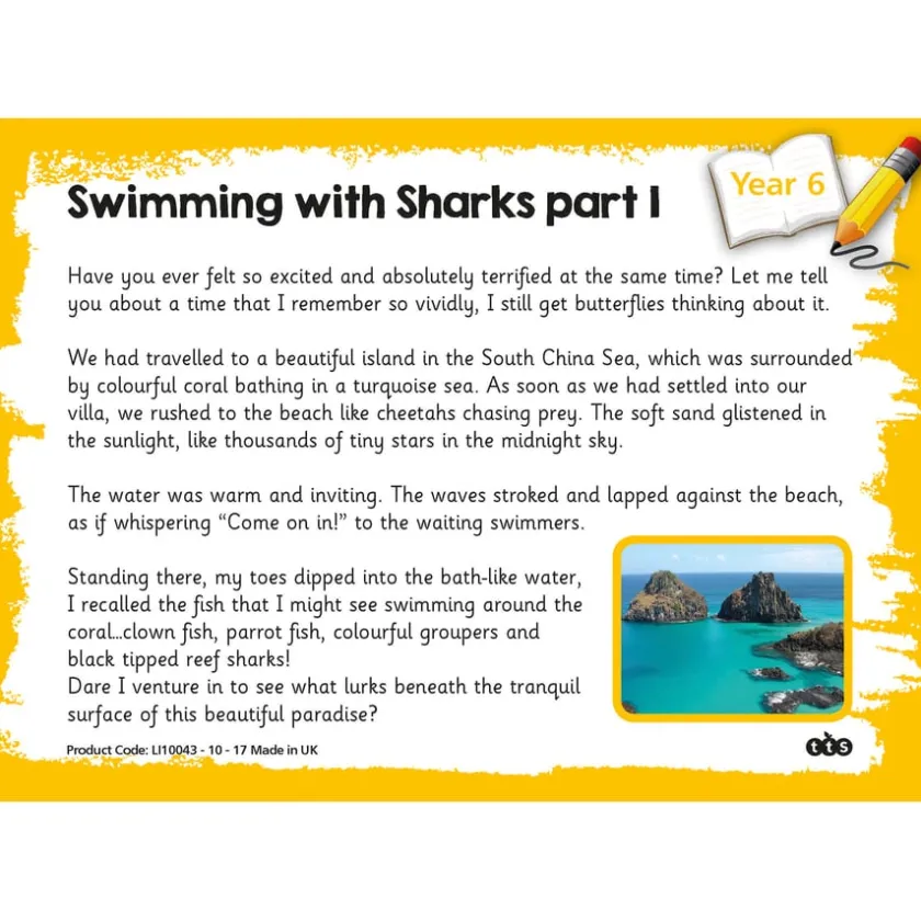 TTS Reading Comprehension Cards Year 6 Online
