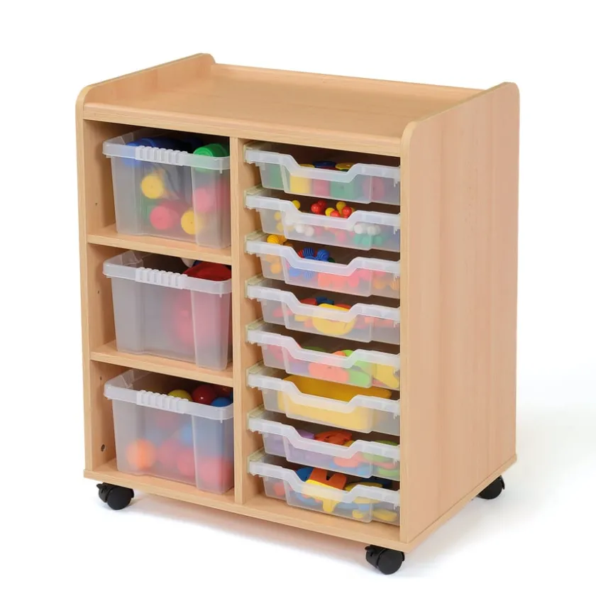 TTS Safe Sturdy Storage Tray Unit 3 Deep Trays Hot