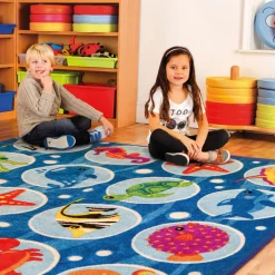 TTS Sea Life Rectangular Carpet 3m X 2m Outlet