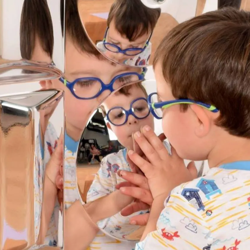 TTS Sensory Bubble Shapes Mirror With No Frame New
