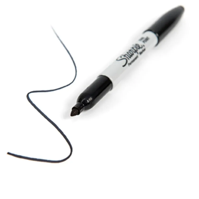 TTS Sharpie Permanent Marker Pens 12pk Clearance
