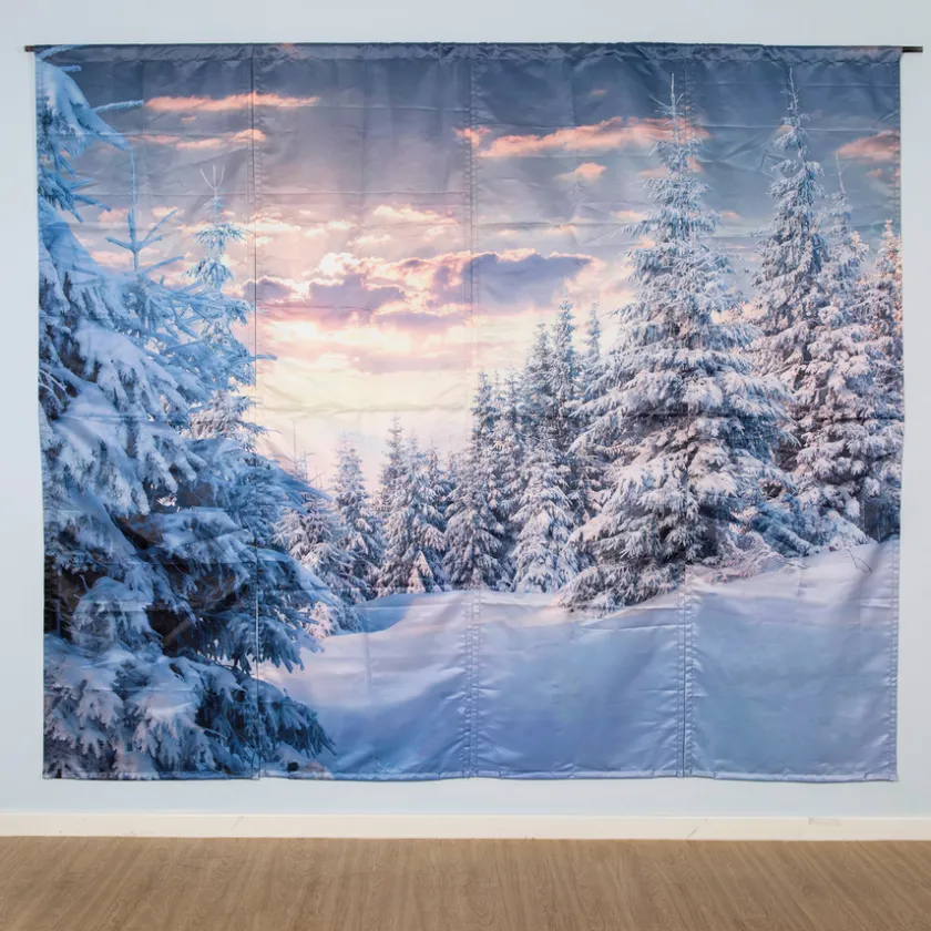 TTS Snow Effect Display Blankets W90cm x 2.4m 3pk Clearance