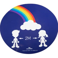 TTS Social Distancing Round Floor Stickers Discount