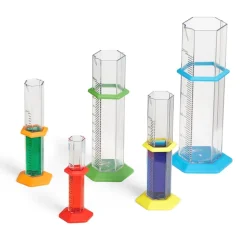 TTS Starter Science Graduated Cylinders 5pcs New