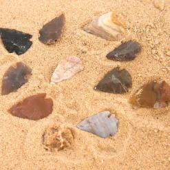 TTS Stone Age Flint Arrowheads 30pk Clearance