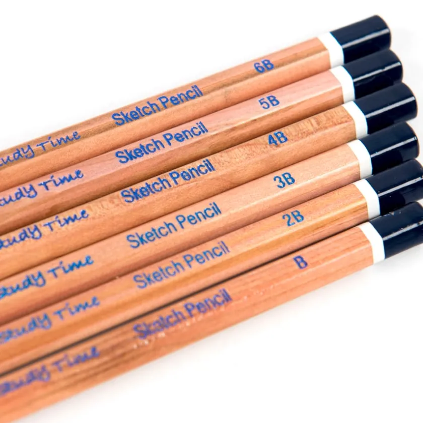 TTS Study Time Sketching Pencils Assorted 6pk Best