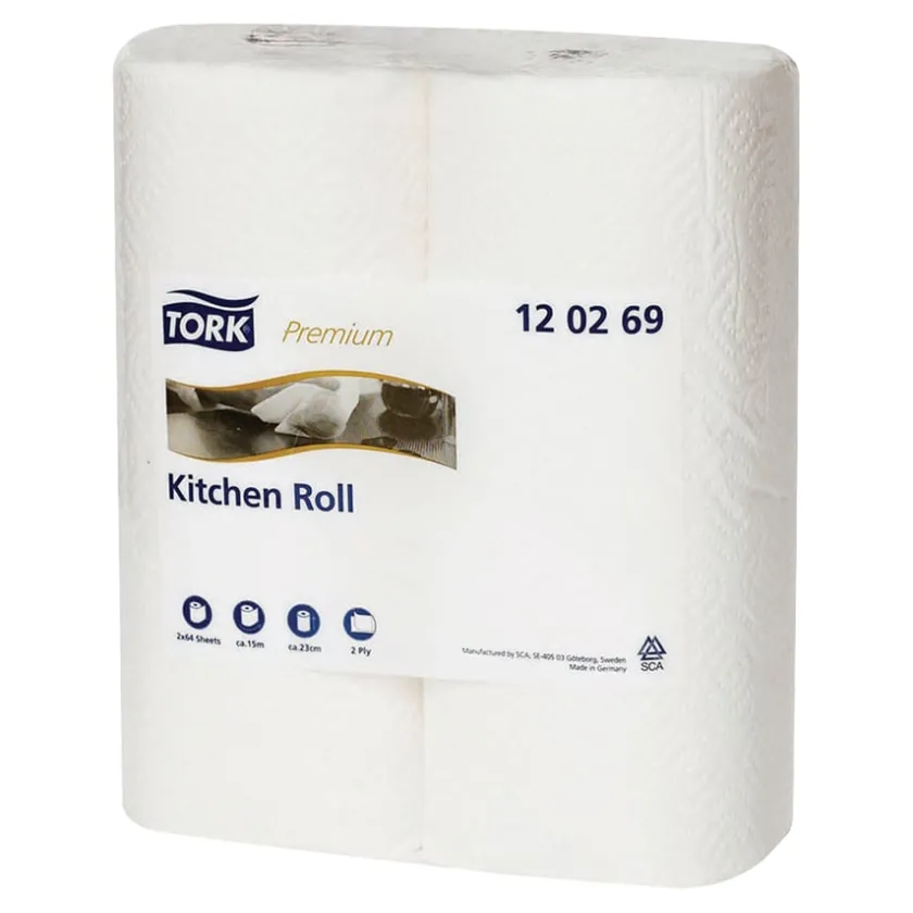 TTS TORK® Premium Kitchen Roll - 2-Ply Pack of 24 Clearance