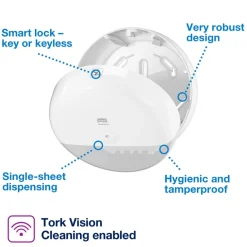 TTS TORK® SmartOne® Toilet Roll Dispenser Clearance