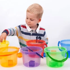 TTS Translucent Colour Bucket Set - 6pk Discount