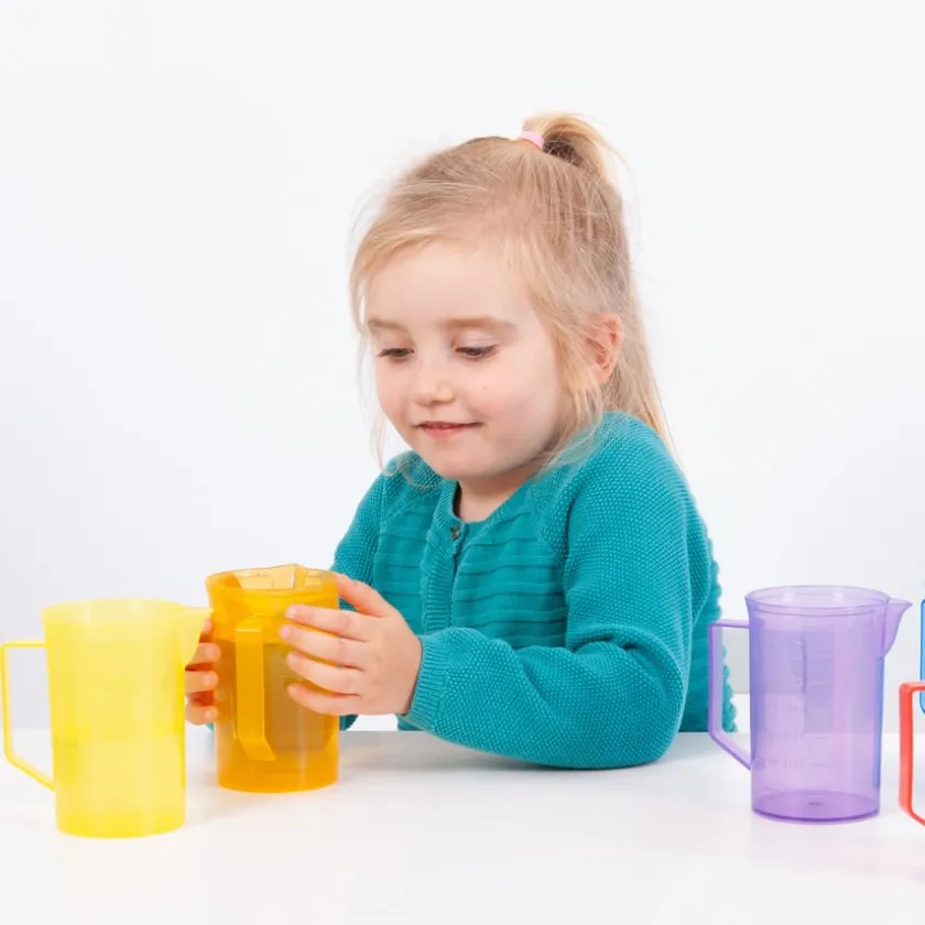 TTS Translucent Colour Jug Set 6pk
