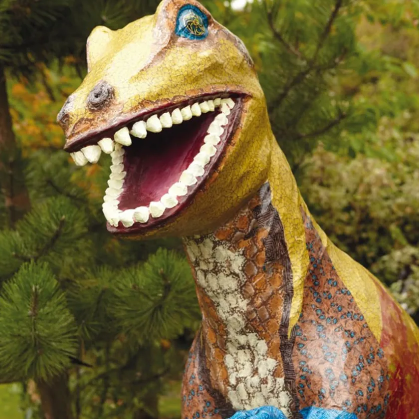 TTS Adventures with Dinosaurs Giant Mache Figures Clearance