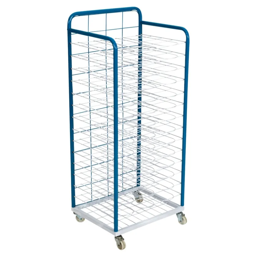 TTS A3 Fixed Shelf Mobile Drying Rack 15 Shelves Clearance