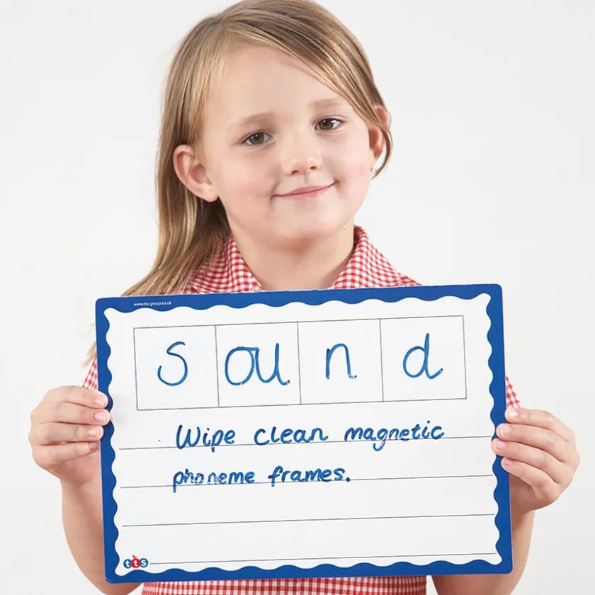 TTS A4 Magnetic Phoneme Frame Whiteboards Outlet