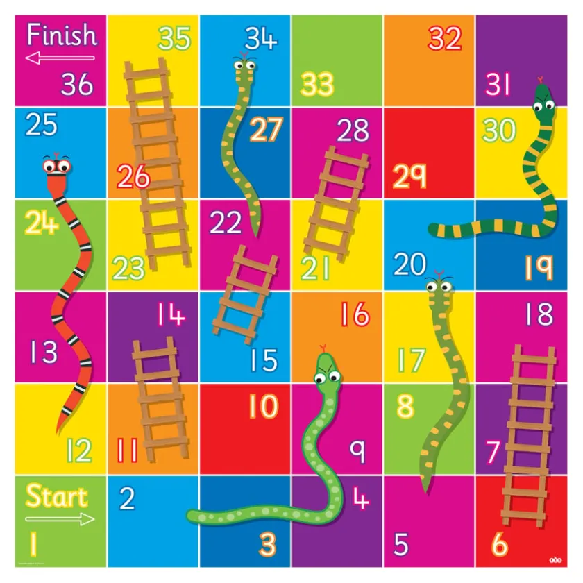 TTS Bee-Bot® Snakes and Ladders Mat Clearance