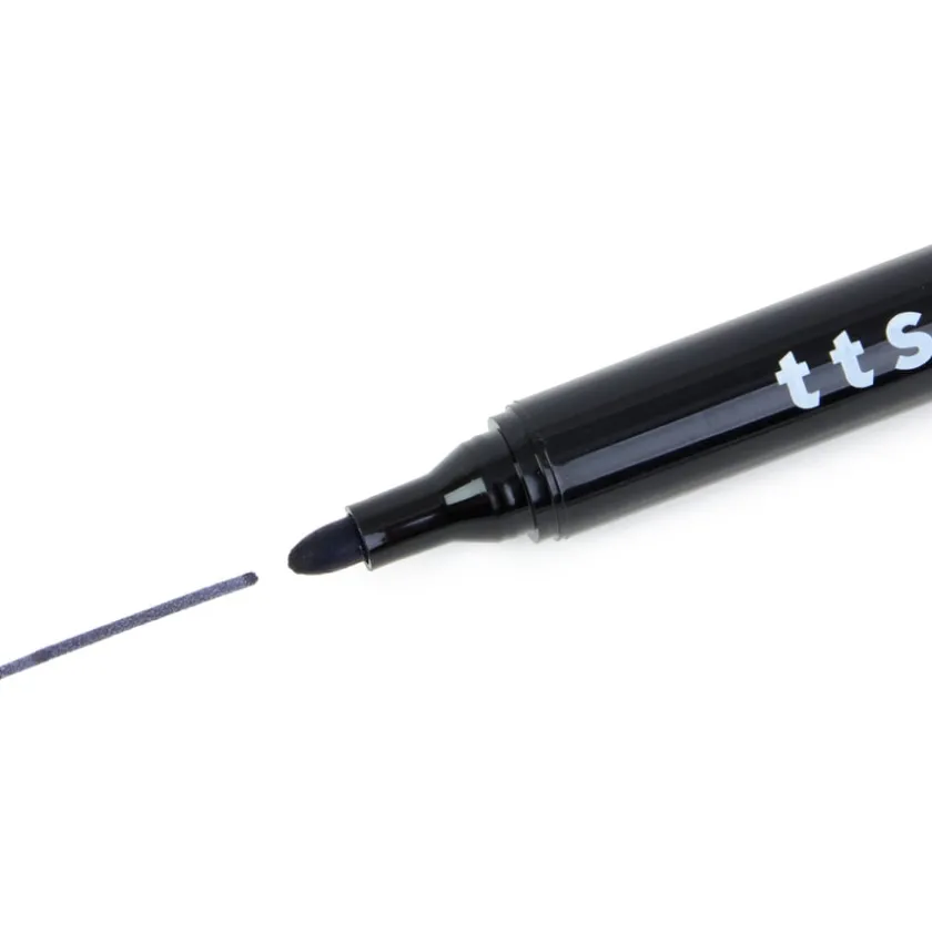 TTS Black Flipchart Marker Pens 10pk Outlet