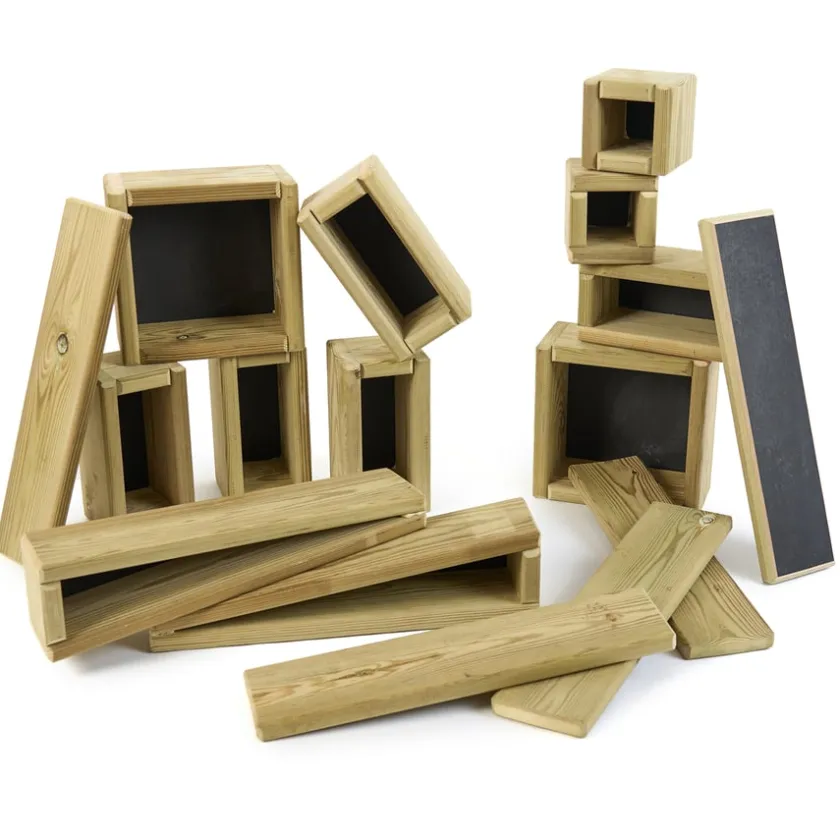 TTS Chalkboard Hollow Blocks 16pk Hot