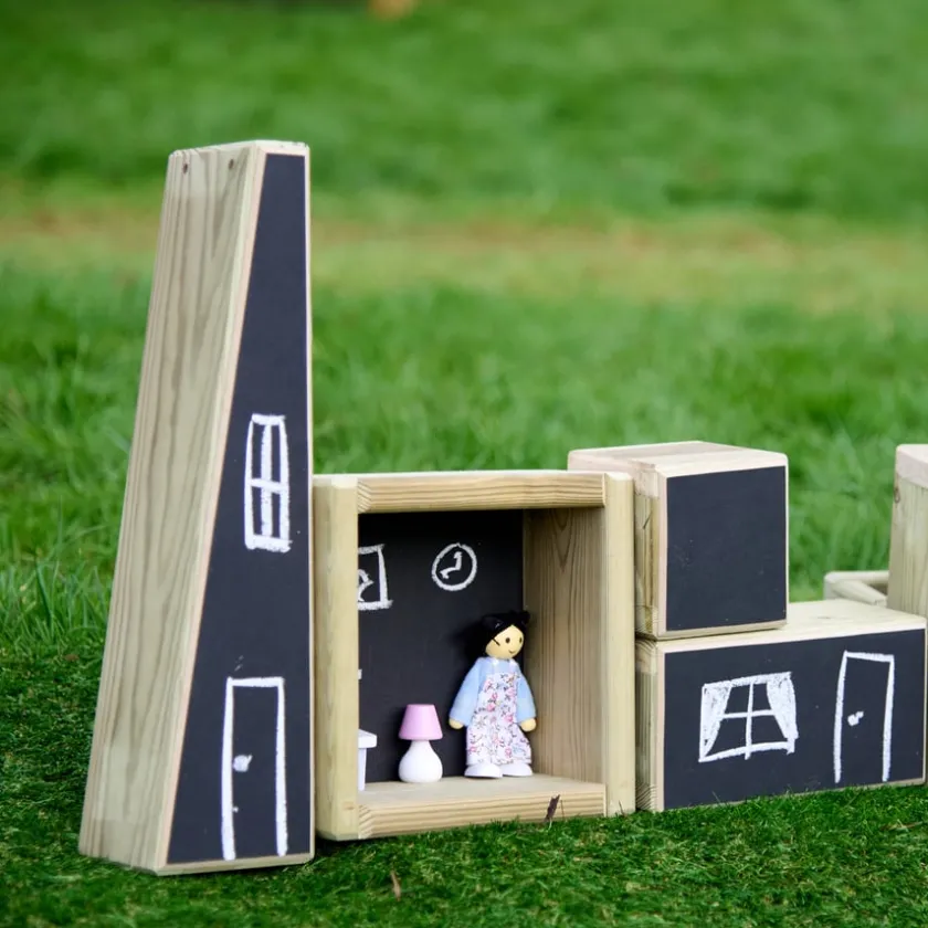 TTS Chalkboard Hollow Blocks 16pk Hot