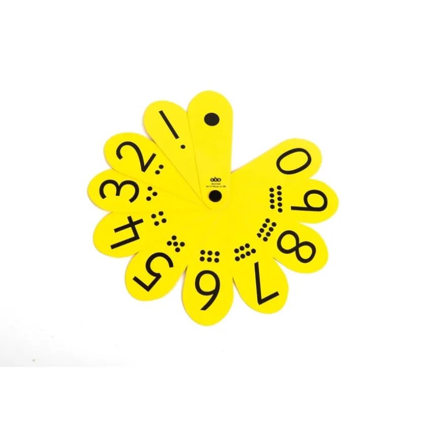 TTS Children's Number Fans with Decimal Point Outlet