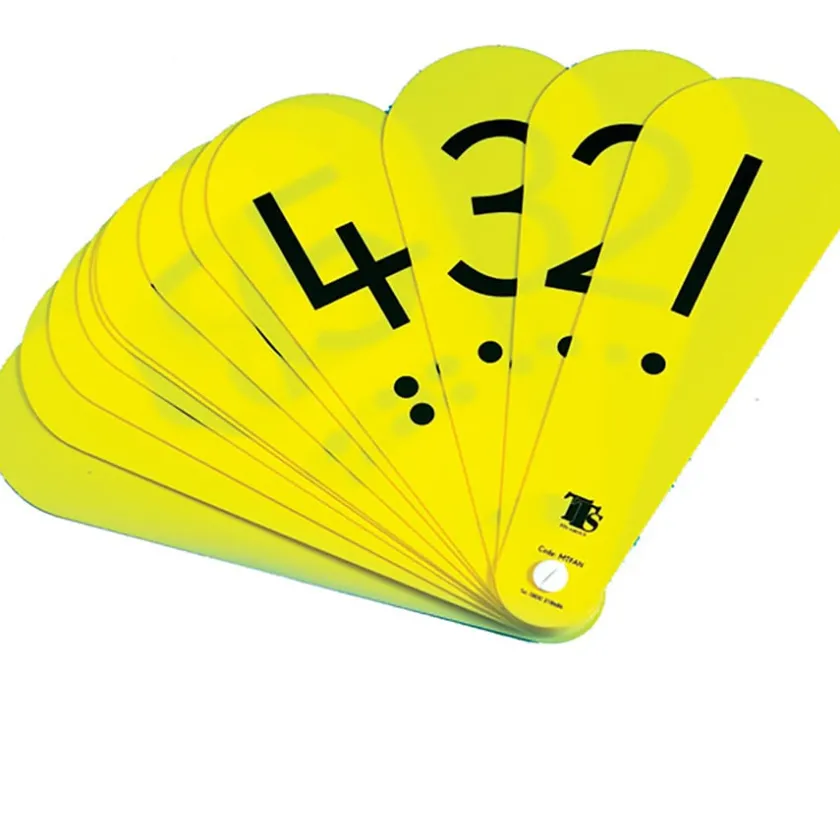 TTS Children's Number Fans with Decimal Point Outlet