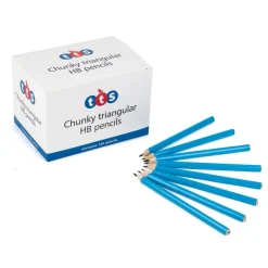 TTS Chunky HB Triangular Pencils 144pk Online