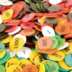 TTS Coloured Plastic Place Value Counters 990pcs Discount