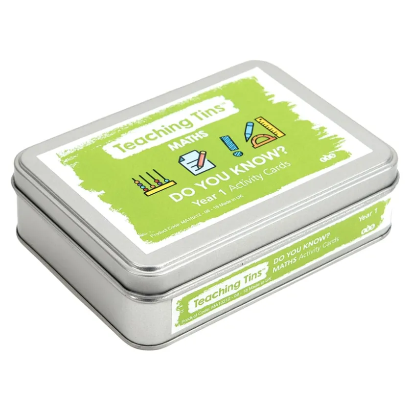 TTS Do You Know? Maths Activity Cards Year 1 80pk Clearance