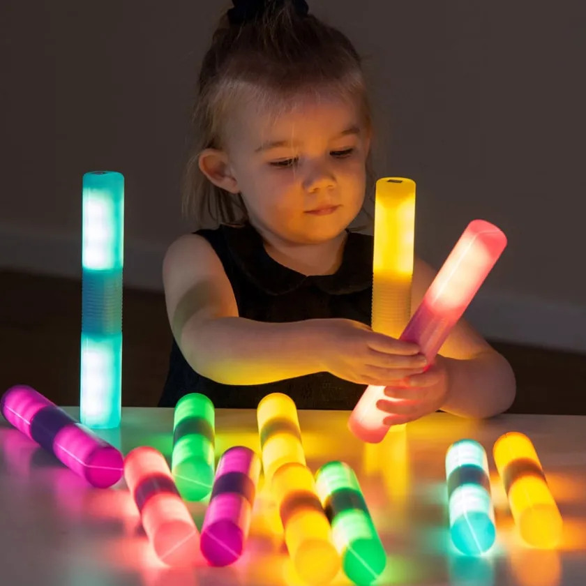 TTS Light Up Glow Cylinders 12pk Best