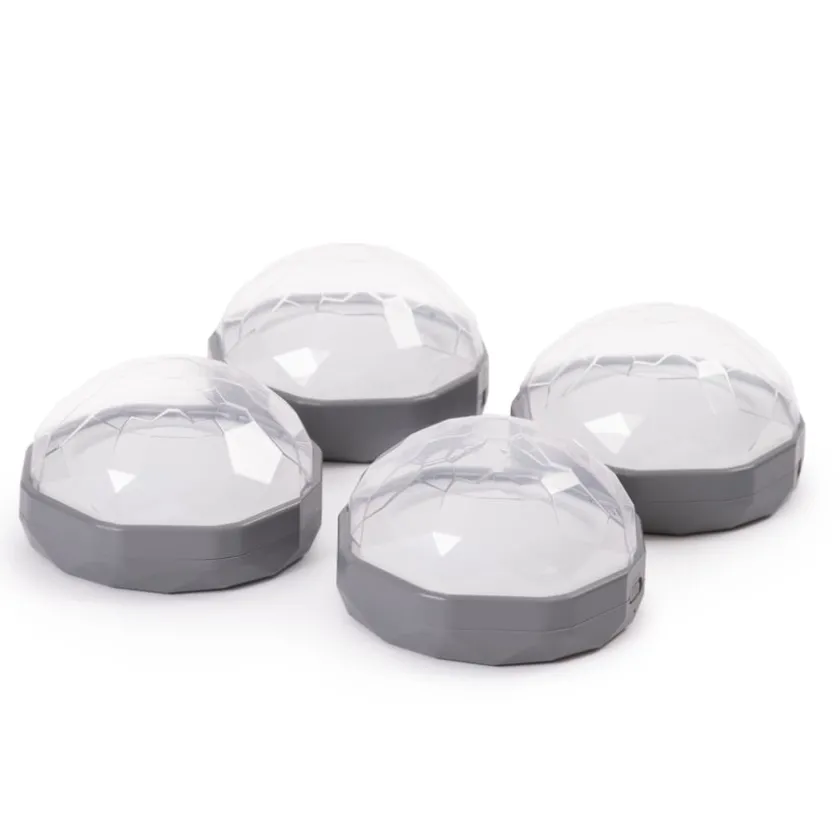 TTS Light Up Recordable Diamond Domes 4pk