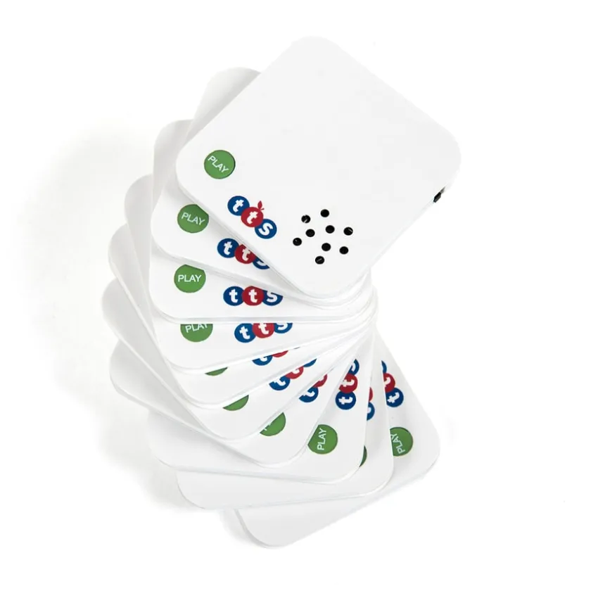 TTS Mini Talk-Time Recordable Cards Seconds Outlet