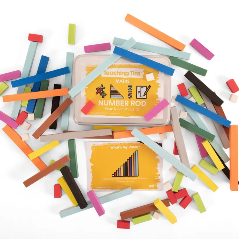 TTS Number Rods Activity Cards 100 Best