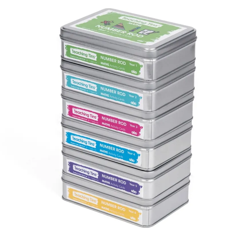 TTS Number Rods Activity Cards 100 Best
