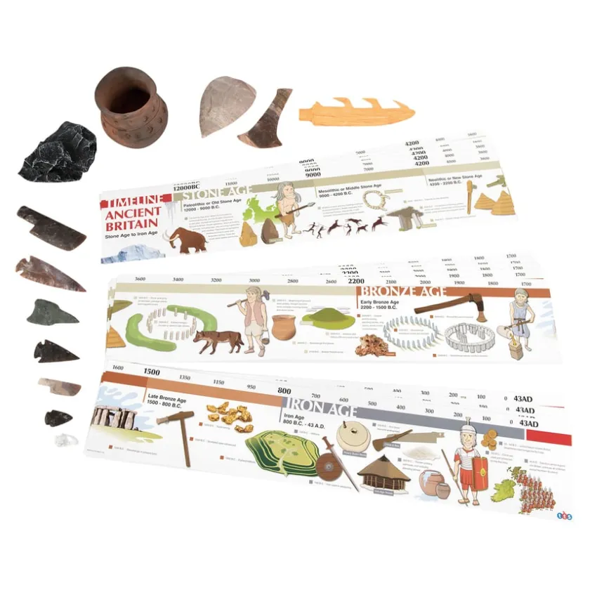 TTS Stone Age Archaeo-Box Artefact Collection KS2 New