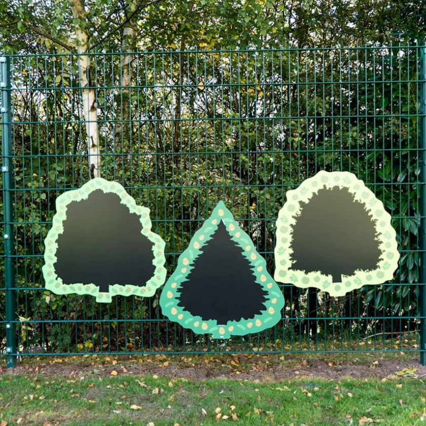 TTS Trees Mark Making Outdoor Chalkboards 3pk New