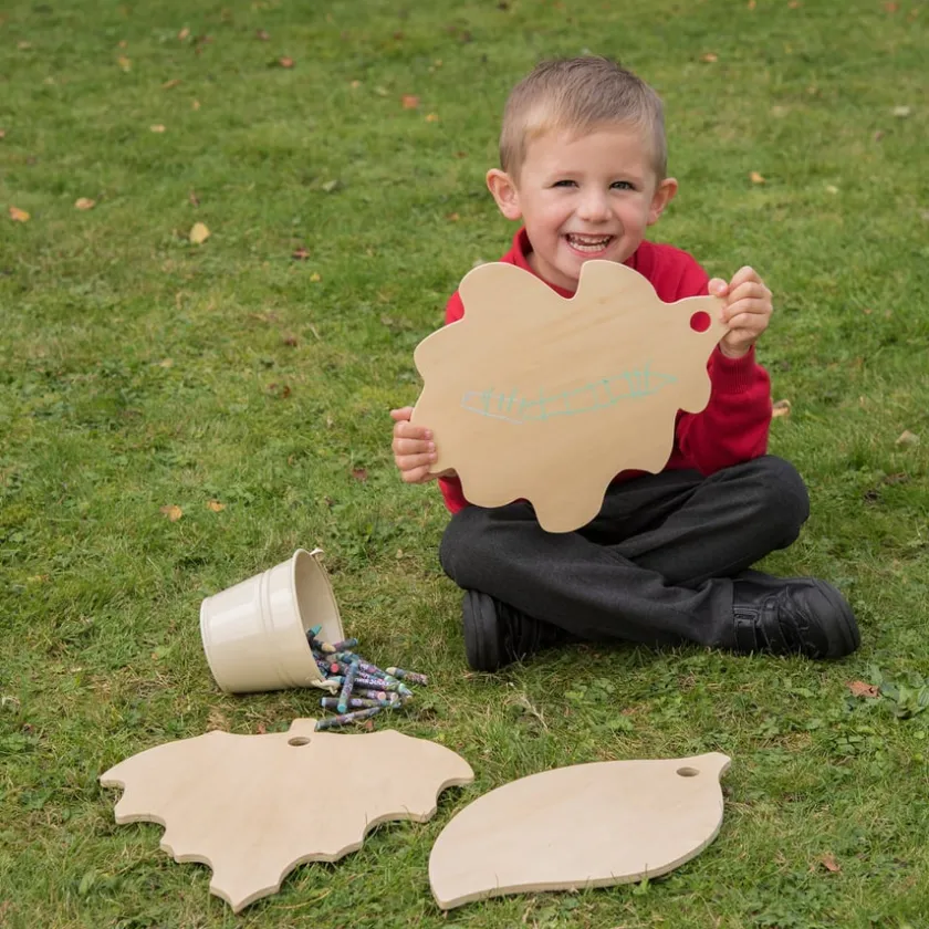 TTS Wooden Leaf Mark Making Boards with Stand Discount
